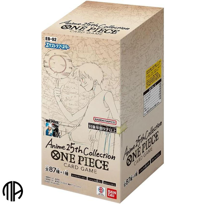 One Piece Card Game, Japansk booster box, EB02: Anime 25th Collection (24 pakker)