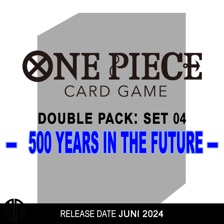 One Piece TCG - Display - DP04: 500 Years in the Future (8 Double Pakker, 16 booster pakker)