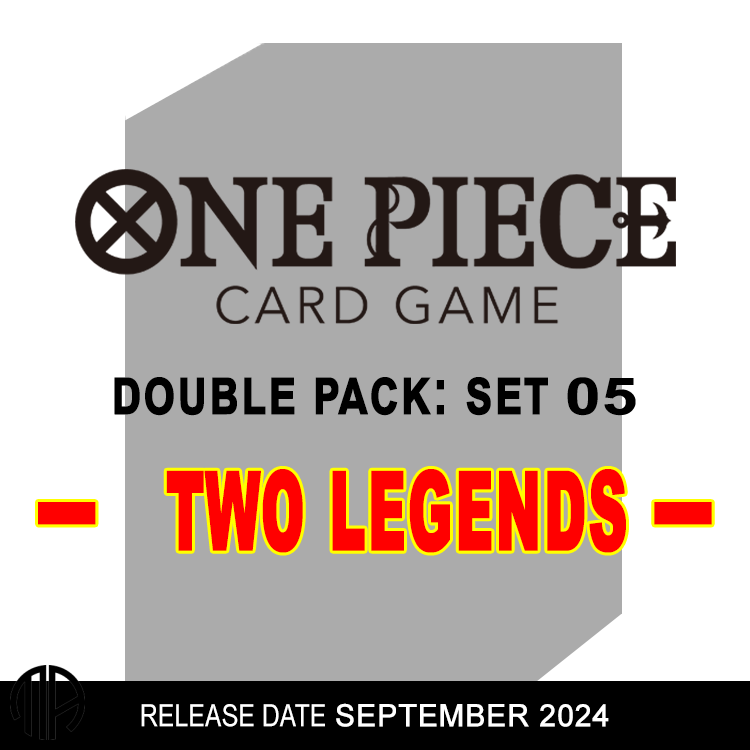 One Piece TCG - Display - DP05: Two Legends (8 Double Pakker, 16 booster pakker)