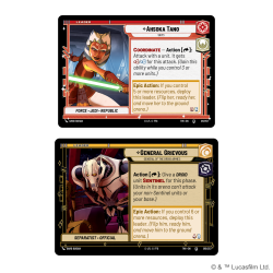 Star Wars: Unlimited TCG, Deck: Twilight of the Republic, two-player starter