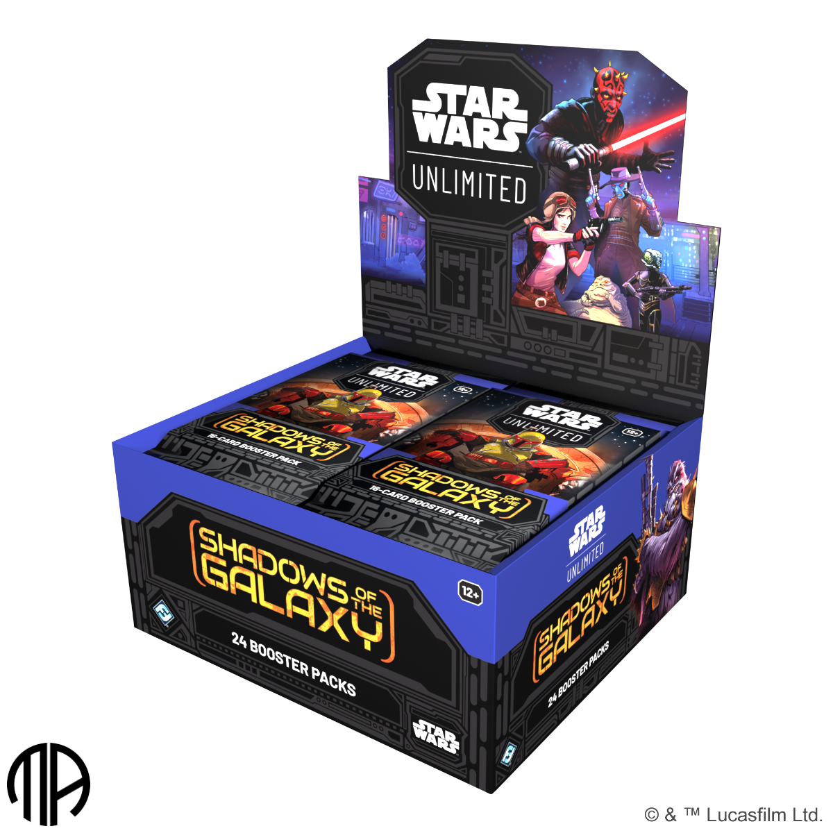 Star Wars: Unlimited TCG - Booster display - SET 02: Shadows of the Galaxy (24 pakker)