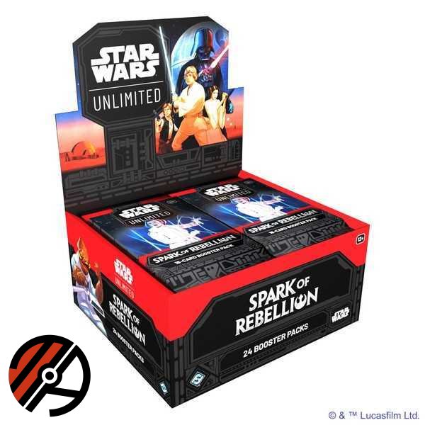 Star Wars: Unlimited TCG - Booster display - SET 01: Spark of Rebellion (24 pakker)