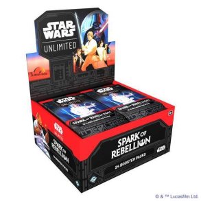Star Wars: Unlimited TCG - Booster display - SET 01: Spark of Rebellion (24 pakker)
