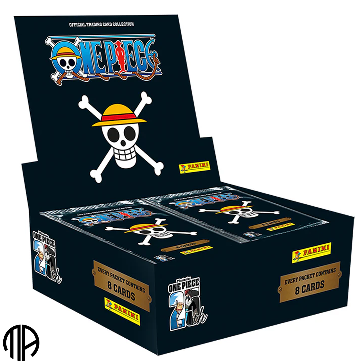 One Piece Trading Card Collection, Display: 25th Anniversary (18 kort pakker)