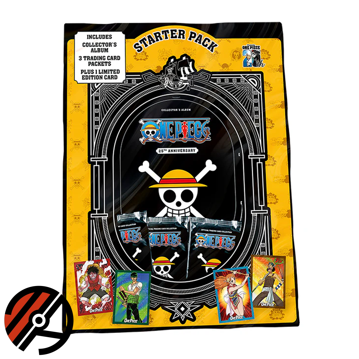 One Piece Trading Card Collection, Starter set: 25th Anniversary (3 kort pakker)