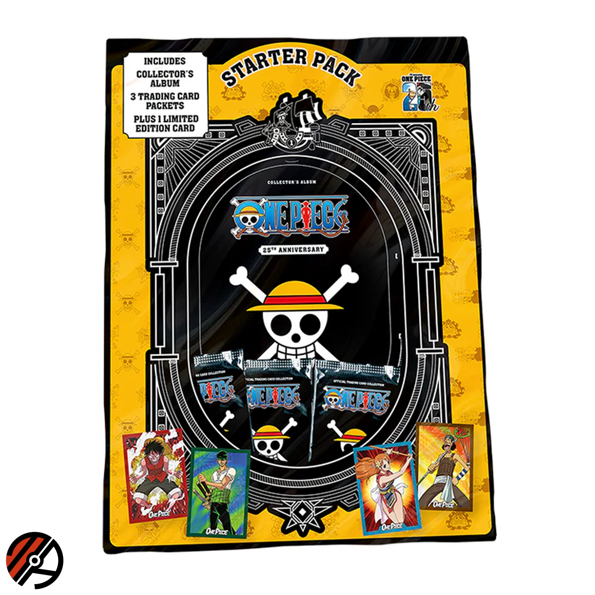 One Piece Trading Card Collection, Starter set: 25th Anniversary (3 kort pakker)