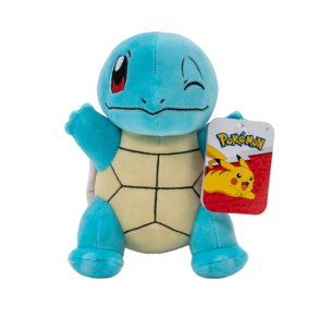 POKEMON PLUSH, Squirtle 20cm (Blinkende)
