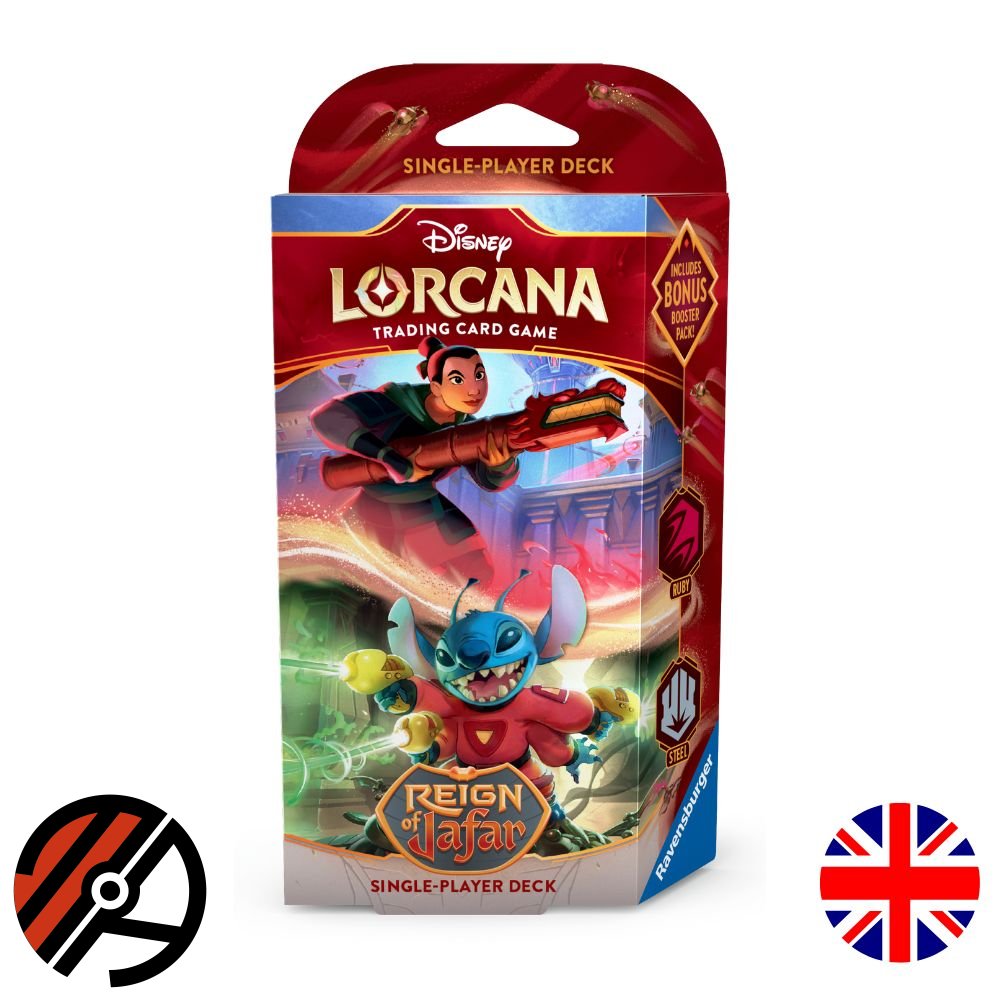 Disney Lorcana TCG, Reign of Jafar: Ruby & Steel Starter Deck