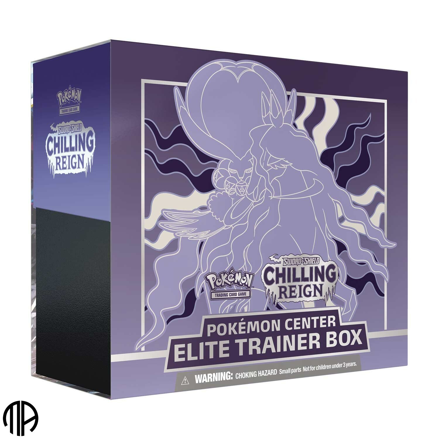 Pokmon TCG Pokmon Center ETB: Chilling Reign (Shadow Rider) ERROR BOX