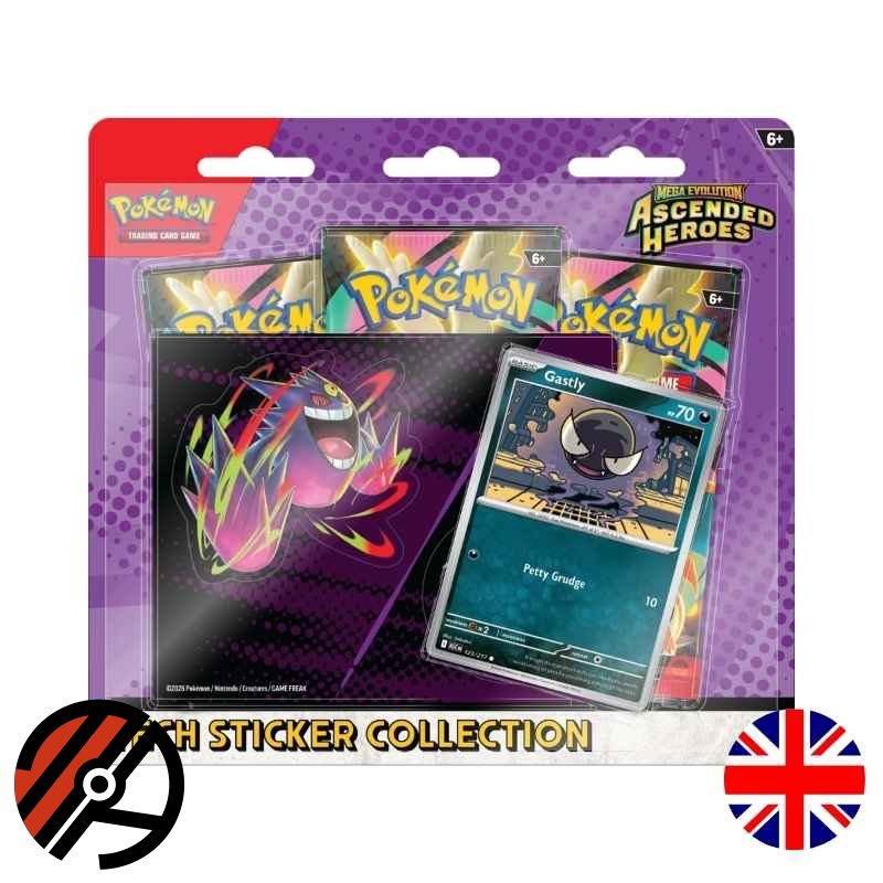 Pok�mon TCG, Tech Sticker Collection: Ascended Heroes *ASSORTERET* *MAX 2stk*