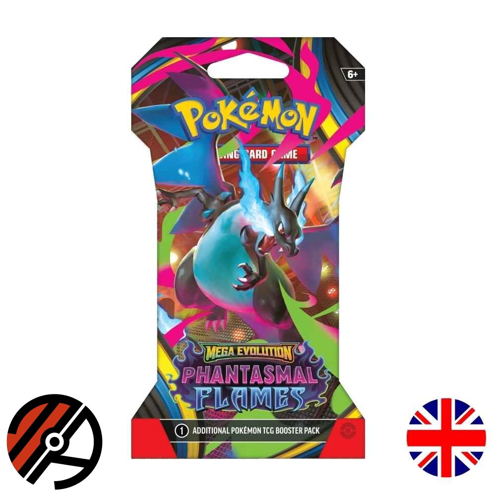 Pokmon TCG, (ME02) Phantasmal Flames: Sleeved Booster Pakke *MAX 6 STK*