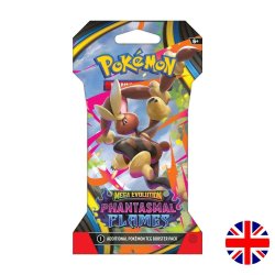 Pokmon TCG, (ME02) Phantasmal Flames: Sleeved Booster Pakke *MAX 6 STK*
