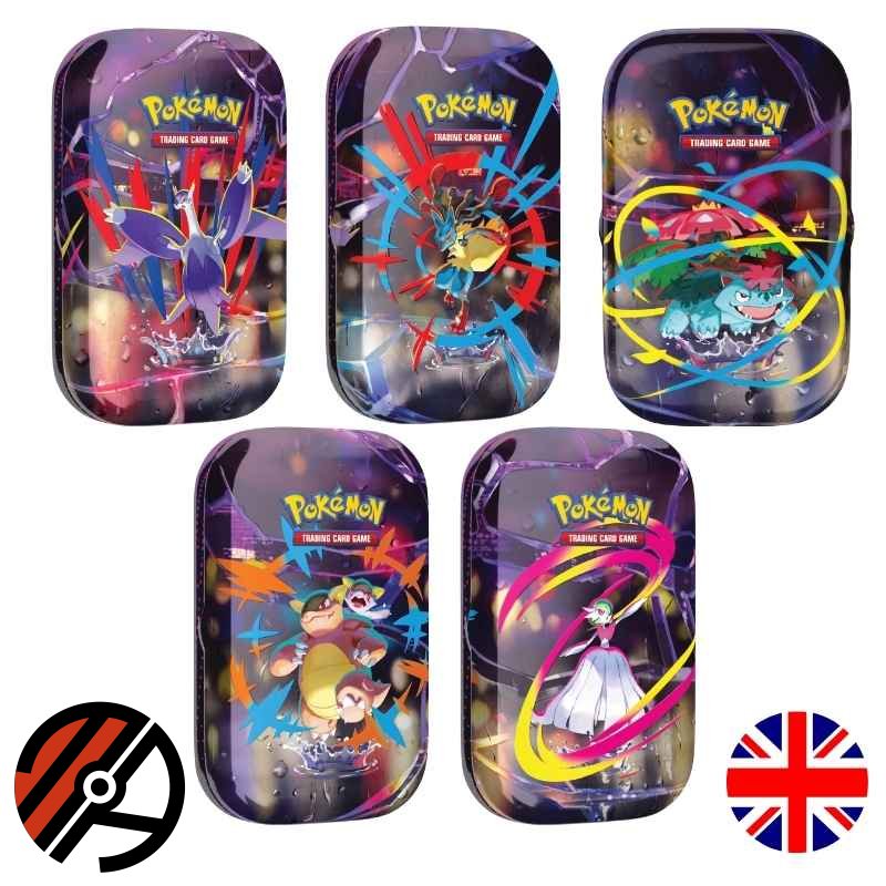 Pokmon TCG, Mini Tin: Mega Heroes (2 pakker + klistermrke) *MAX 5stk*