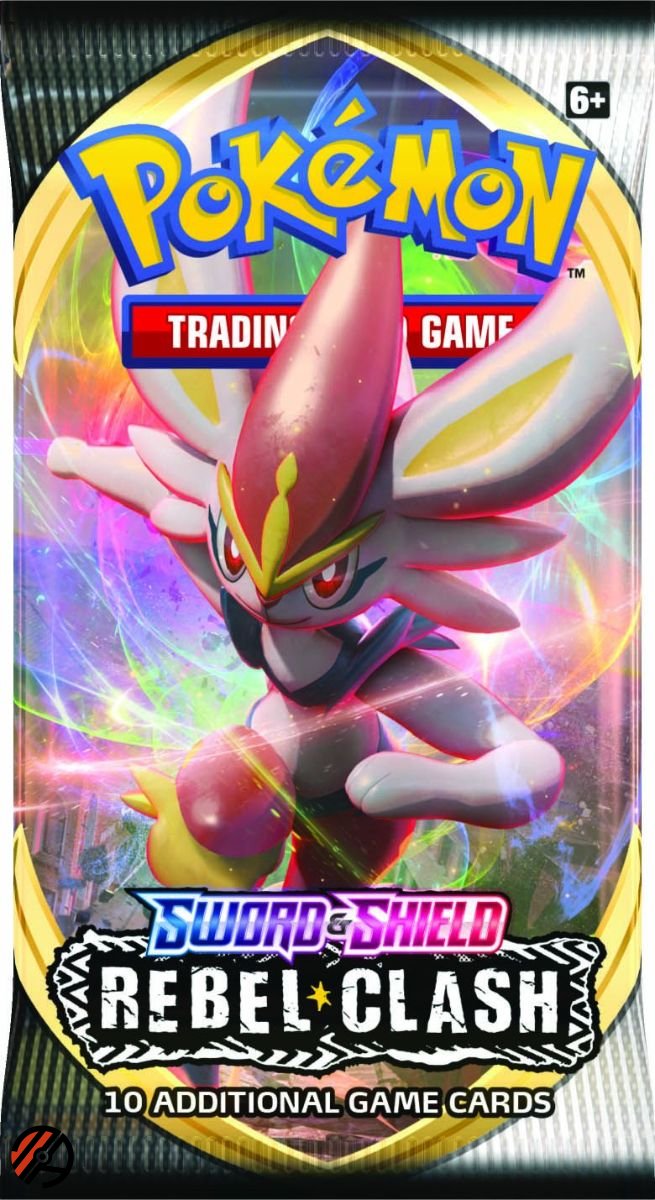 Pokmon TCG Booster Pakke - Sword &amp; Shield 02: Rebel Clash