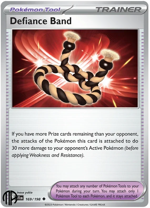 Pokmon TCG Enkelt Kort - SV01 - 169/198 Defiance Band, Uncommon