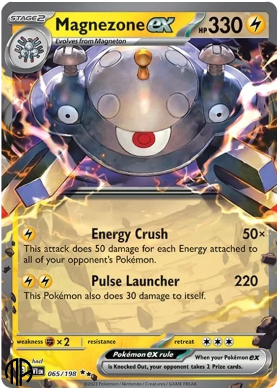 Pokmon TCG Enkelt Kort - SV01 - 065/198 Magnezone ex, Double Rare