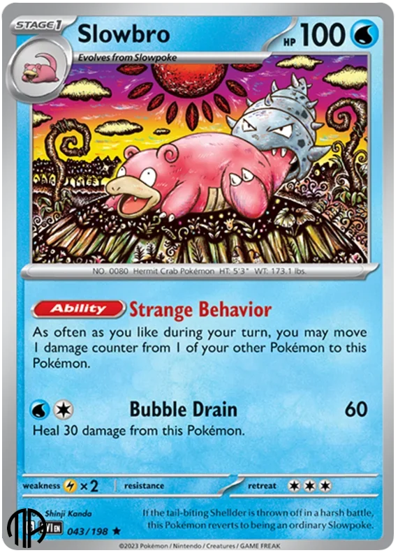 Pokmon TCG Enkelt Kort - SV01 - 043/198 Slowbro, Rare