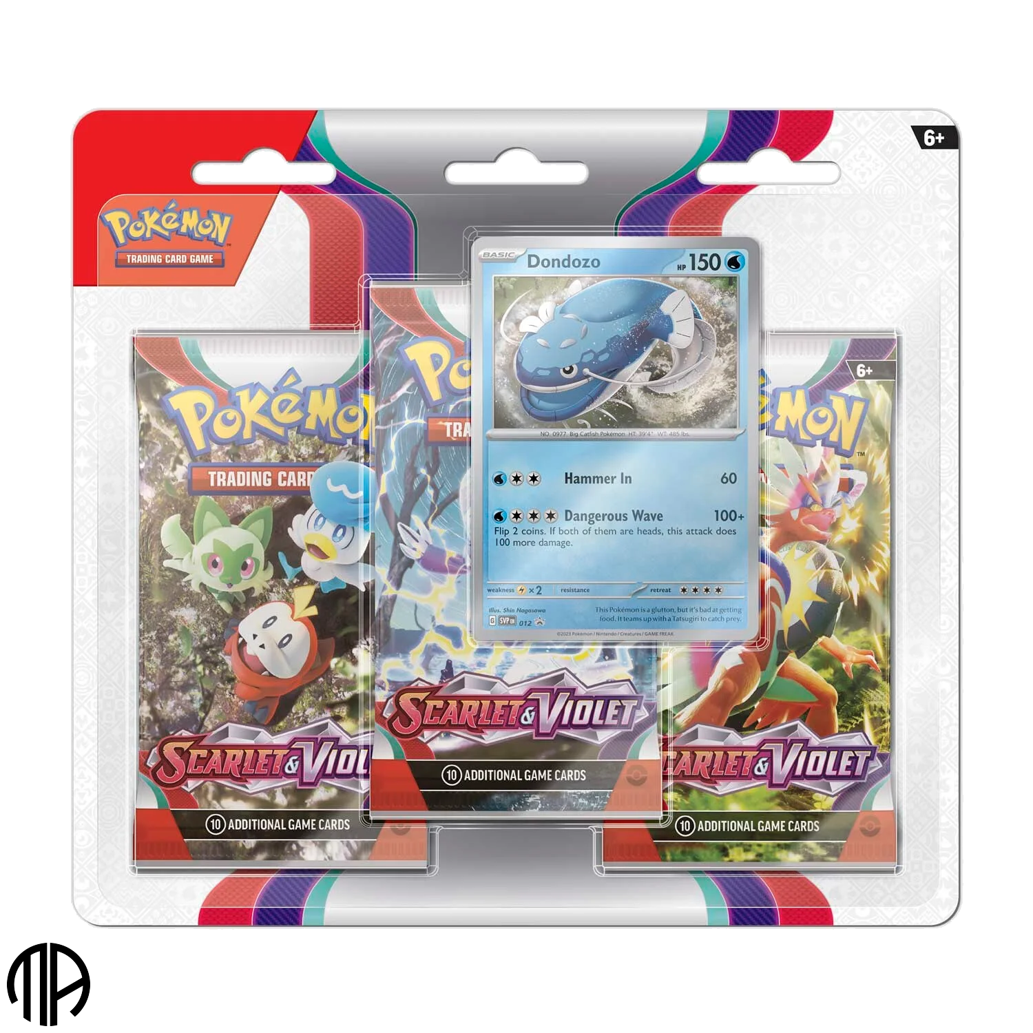 Pokmon TCG 3-Pack Blister - Scarlet &amp; Violet 01: Base