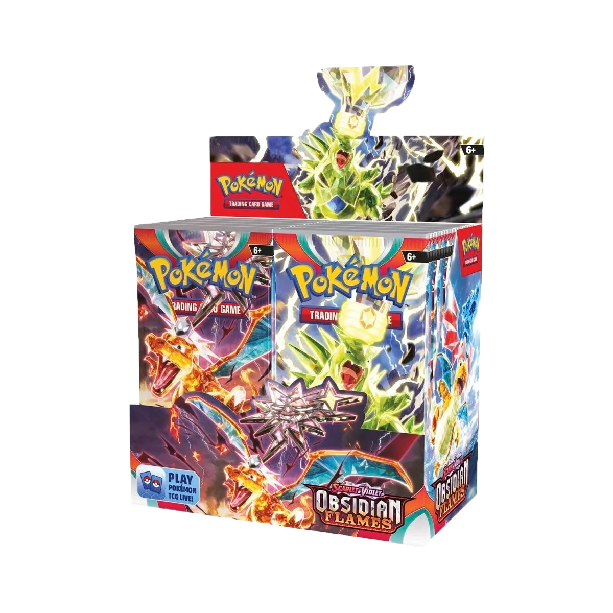 Pokémon TCG Booster Box (Display) Scarlet & Violet 03 Obsidian Flames (36 Pakker) Obsidian