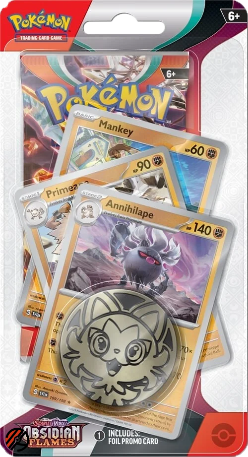 Pokmon TCG 1-Pack Premium Checklane Blister: Obsidian Flames