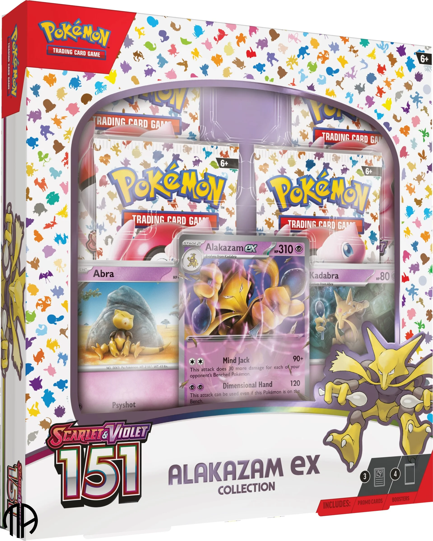 Pokmon TCG EX Box - Scarlet &amp; Violet 03.5: 151 (Alakazam)