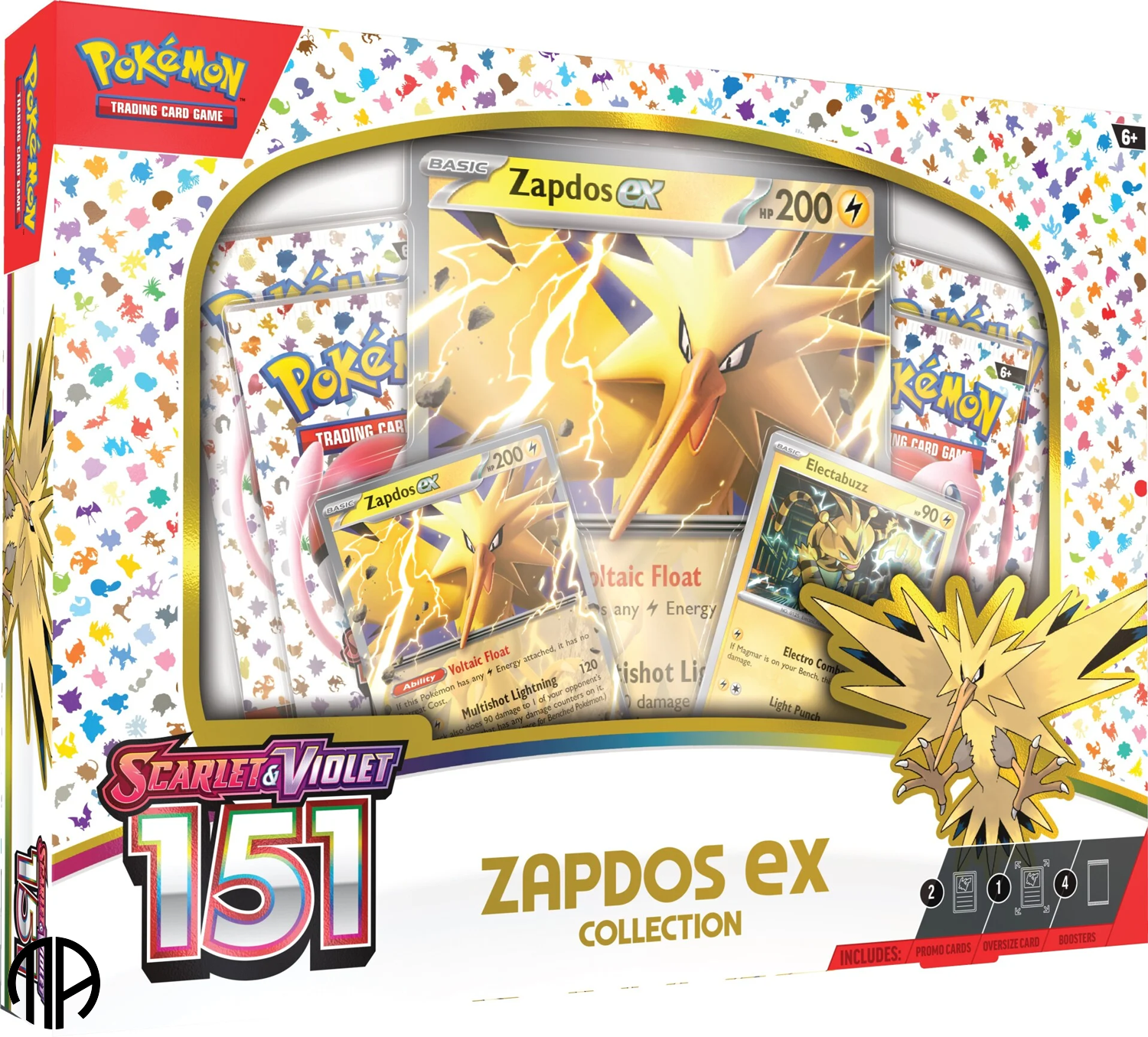 Pokmon TCG EX Box - Scarlet &amp; Violet 03.5: 151 (Zapdos)