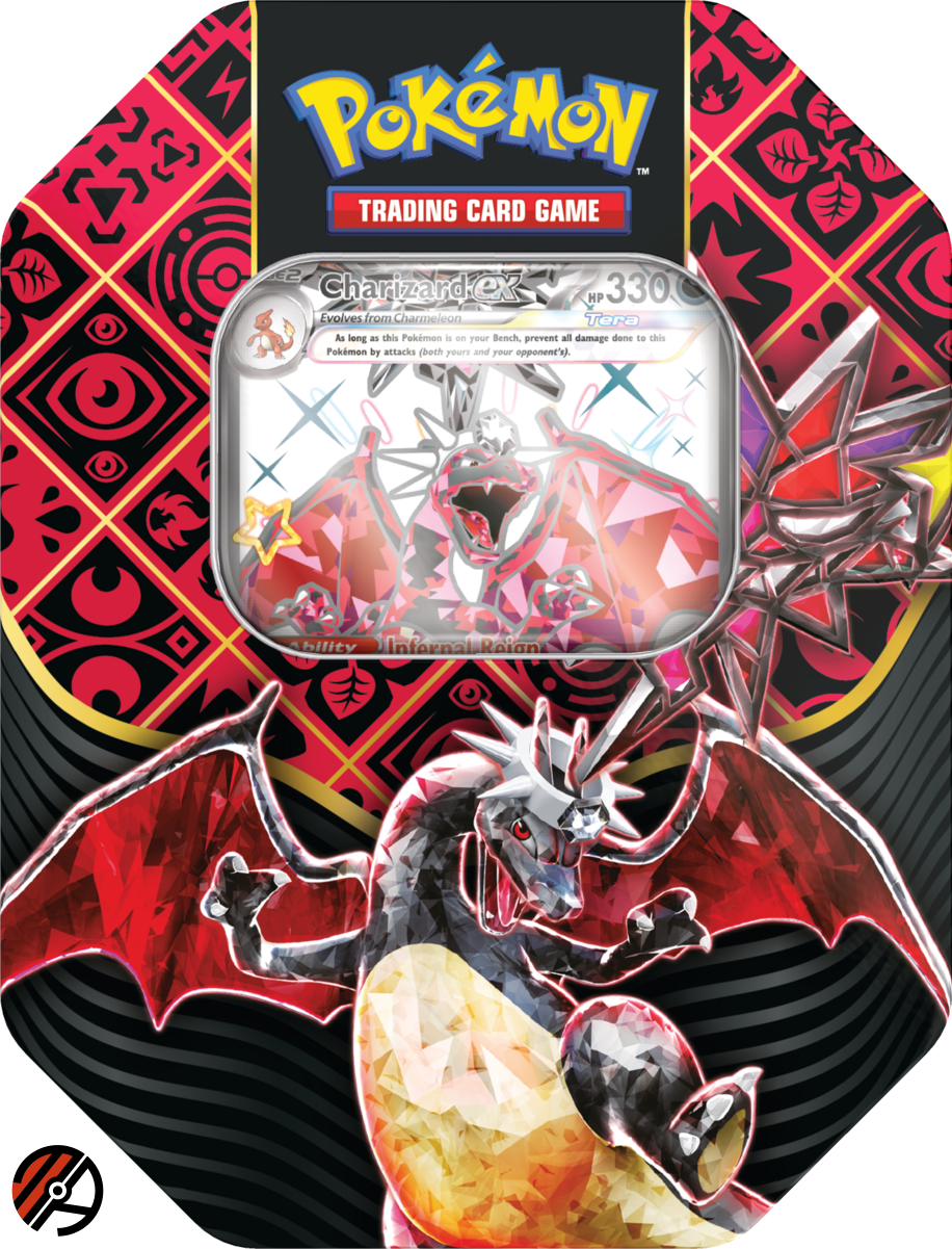 Pokmon TCG EX Tin - Scarlet &amp; Violet 04.5: Paldean Fates (Charizard ex)