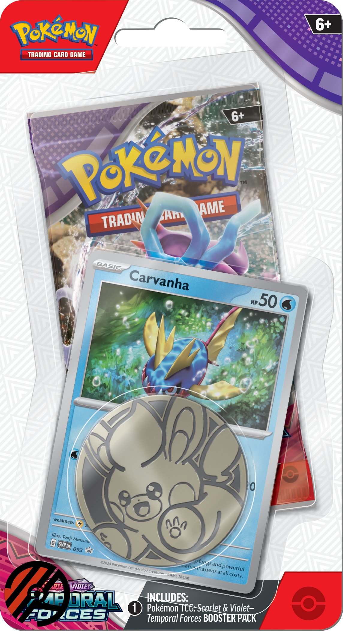 Pokmon TCG 1-Pack Checklane Blister: Temporal Forces