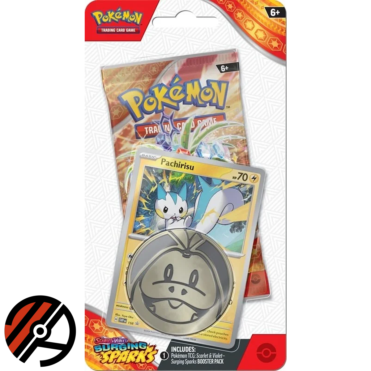 Pokmon TCG, 1-Pack Blister SV08: Surging Sparks, Pachirisu