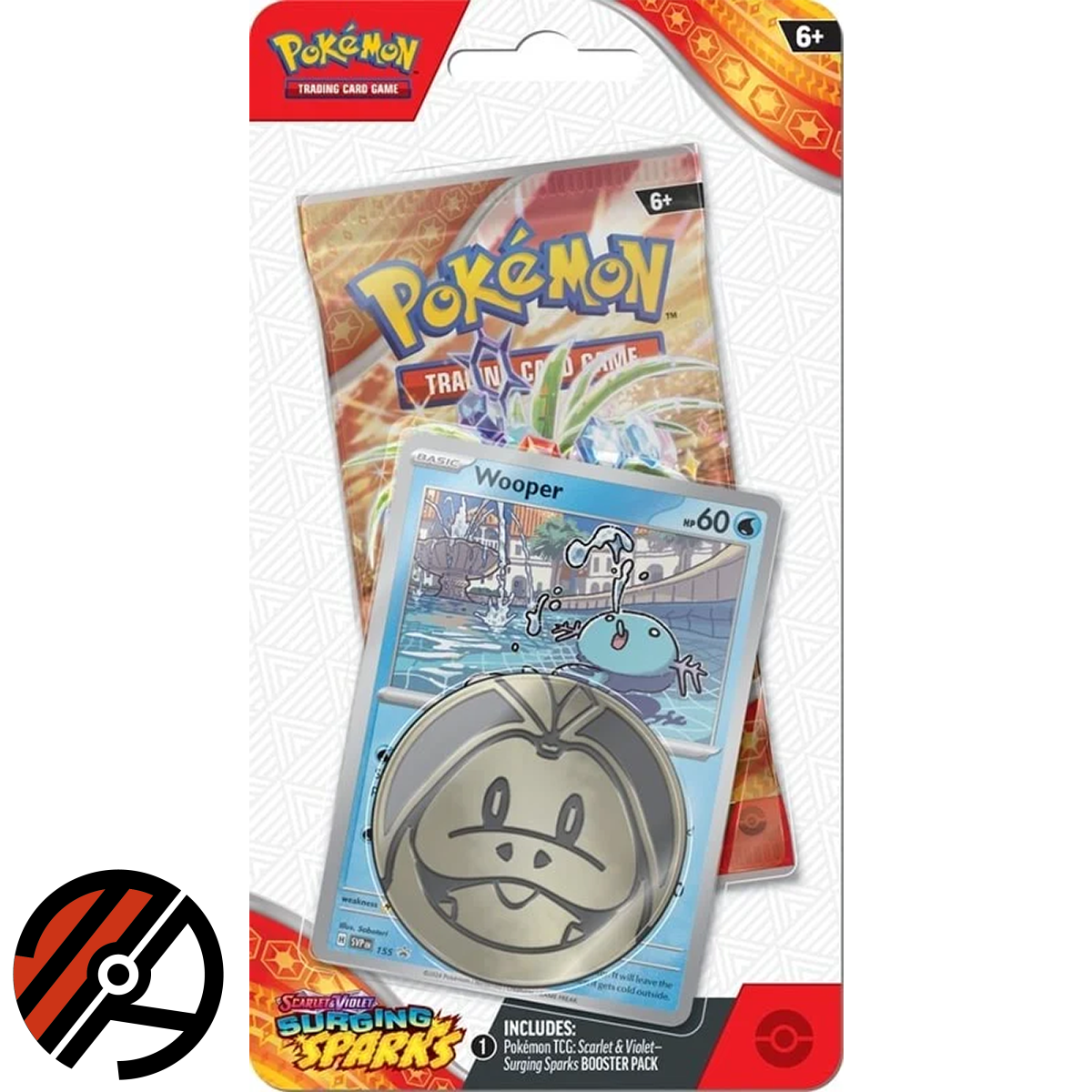 Pokmon TCG, 1-Pack Blister SV08: Surging Sparks, Wooper