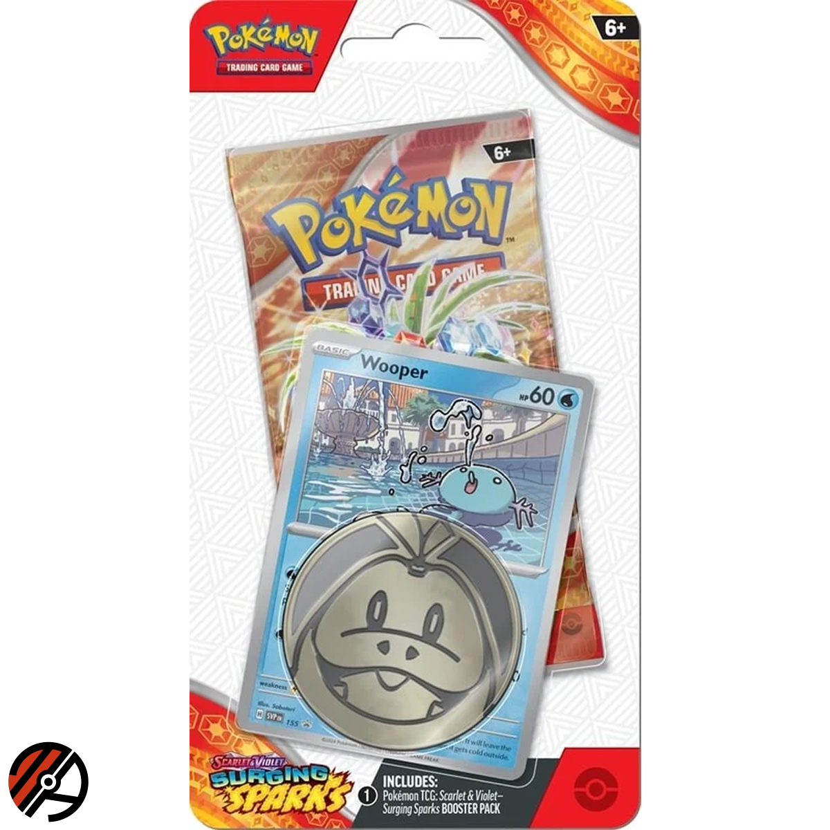 Pokmon TCG, 1-Pack Blister SV08: Surging Sparks, Wooper