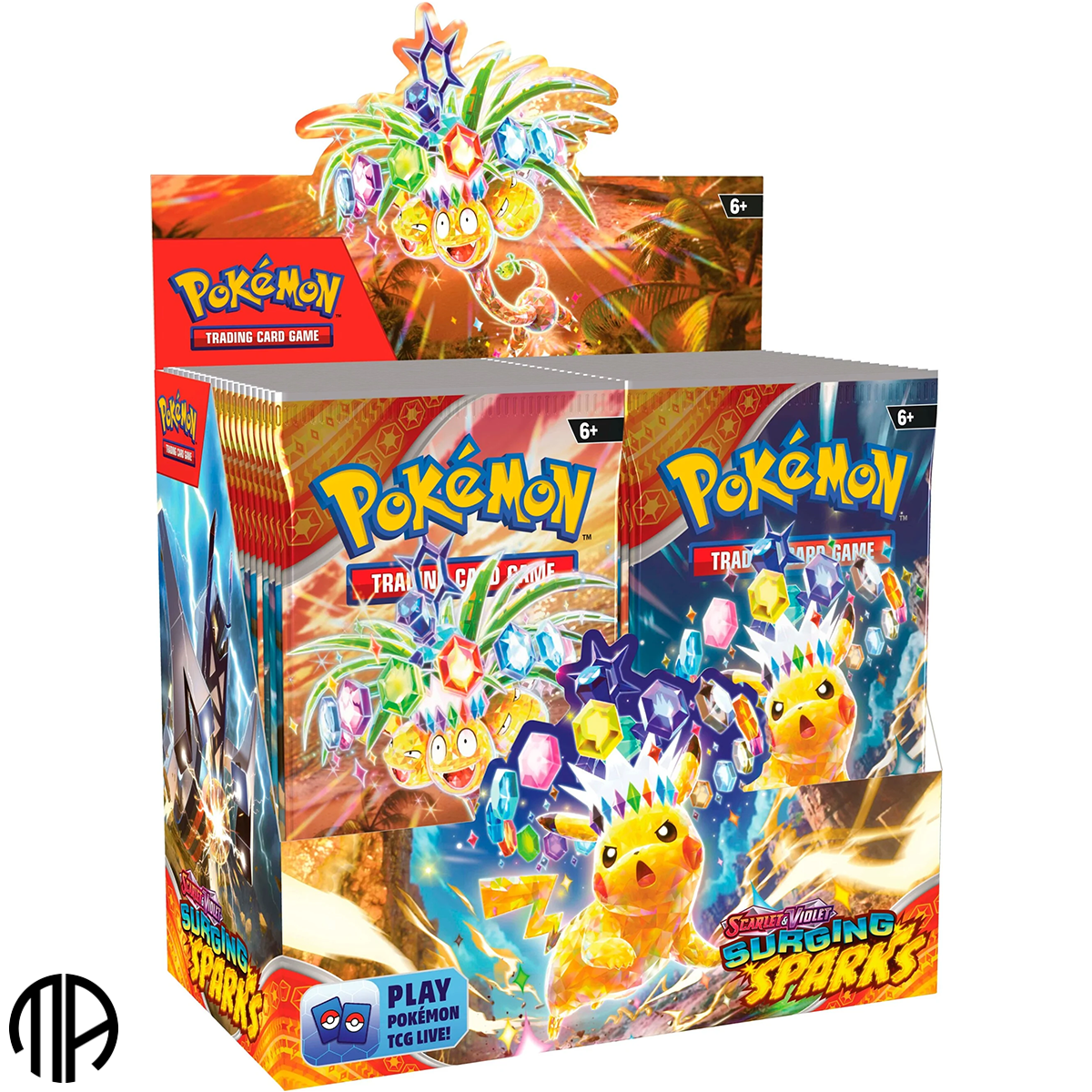 Pokmon TCG, Booster Display SV08: Surging Sparks (36 Pakker)