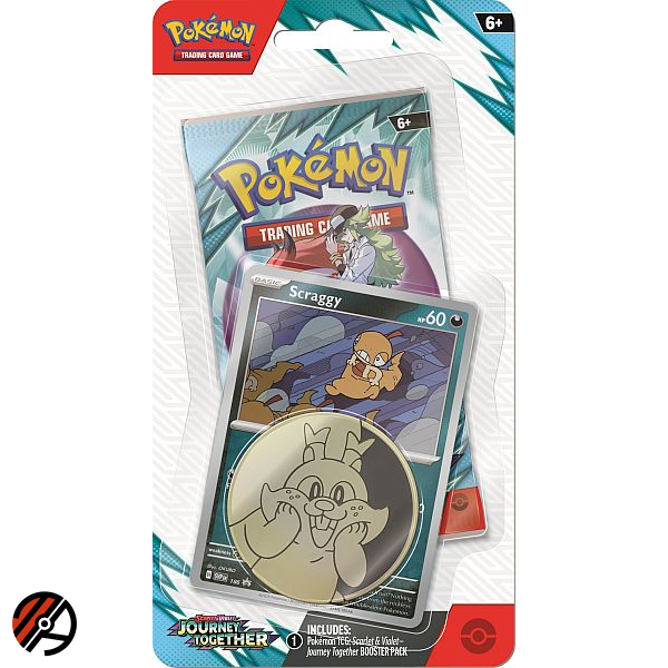 Pokmon TCG, Journey Together: Scraggy 1-Pack Blister