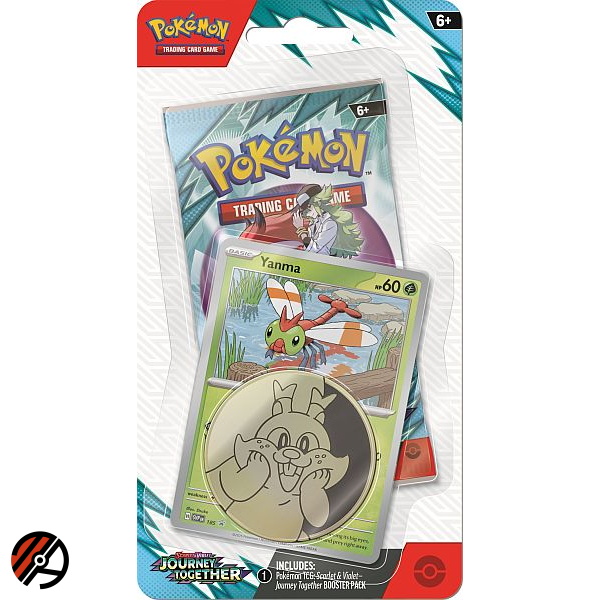 Pokmon TCG, 1-Pack Checklane Blister: Journey Together (Yanma)