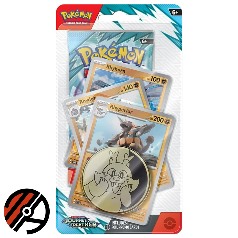 Pokmon TCG, Journey Together: Rhyperior Premium Checklane Blister