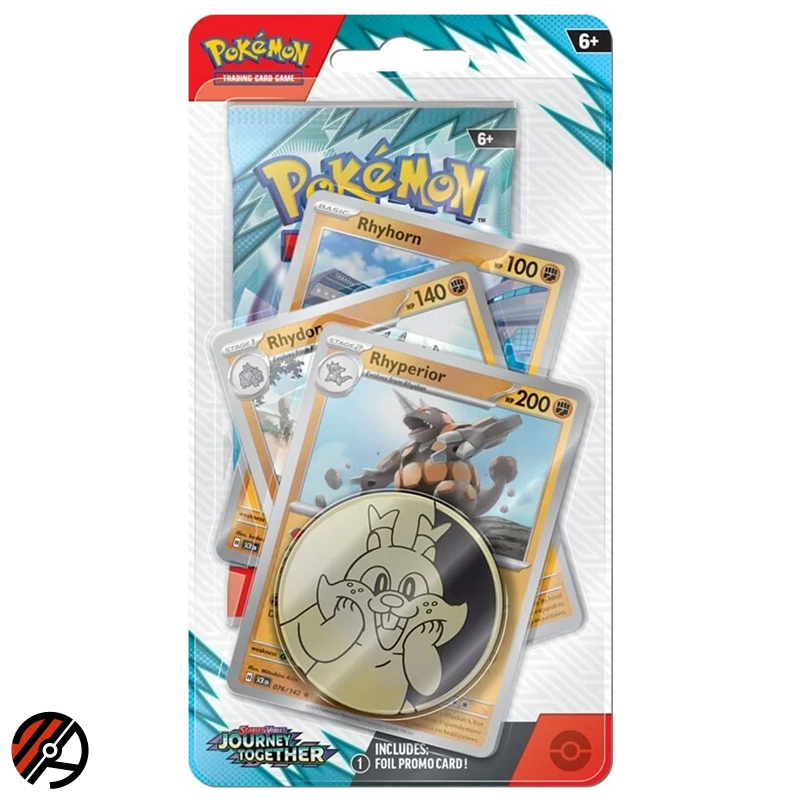 Pokmon TCG, Journey Together: Rhyperior Premium Checklane Blister