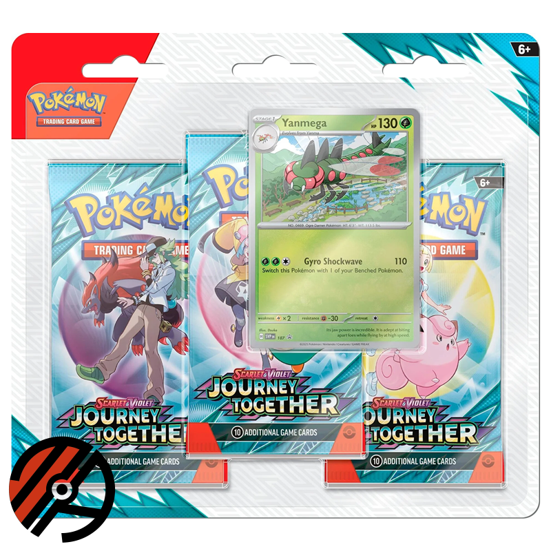 Pokémon TCG, Journey Together: Yanmega 3-Pack Blister