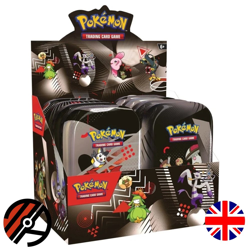 Pokmon TCG, Black Bolt &amp; White Flare: Mini Tin Display