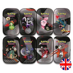 Pokmon TCG, Black Bolt &amp; White Flare: Mini Tin Display