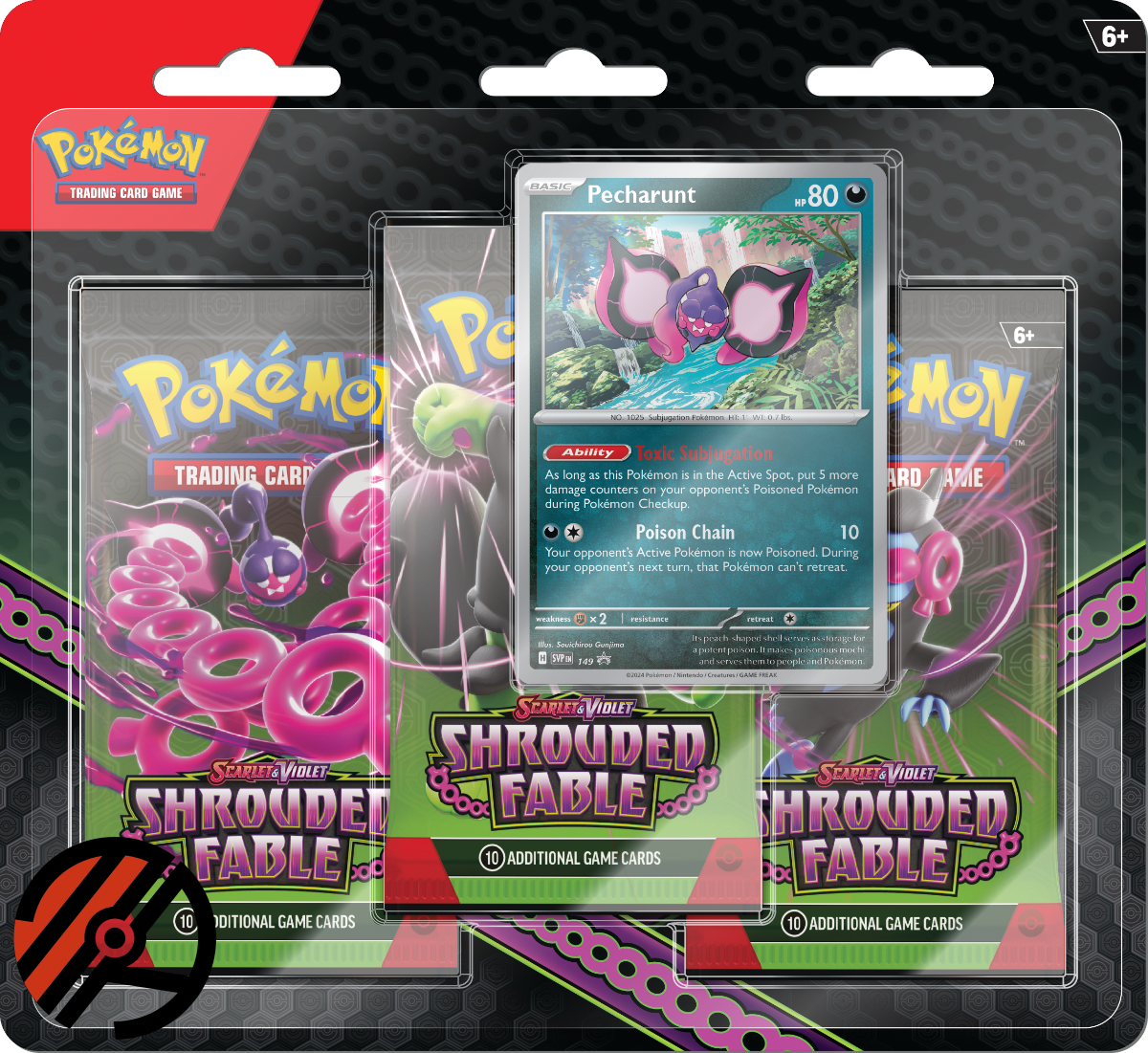 Pokmon TCG 3-Pack Blister - Scarlet &amp; Violet 06.5: Shrouded Fable (3 Pakker + Promokort)