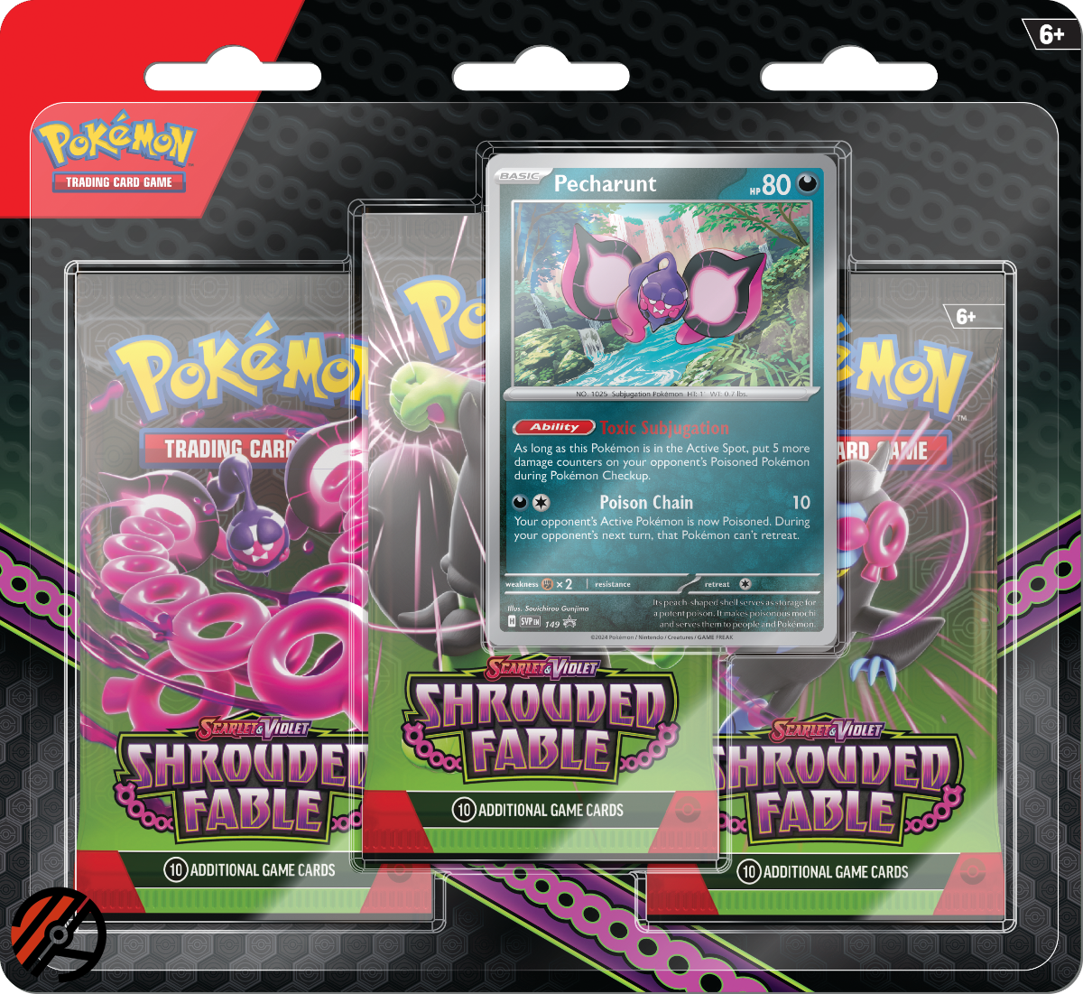 Pokmon TCG 3-Pack Blister - Scarlet &amp; Violet 06.5: Shrouded Fable (3 Pakker + Promokort)