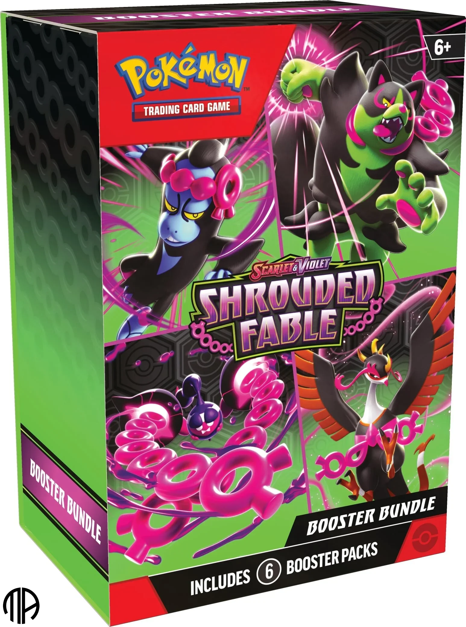 Pokmon TCG Booster Bundle - Scarlet &amp; Violet 06.5: Shrouded Fable (6 pakker)