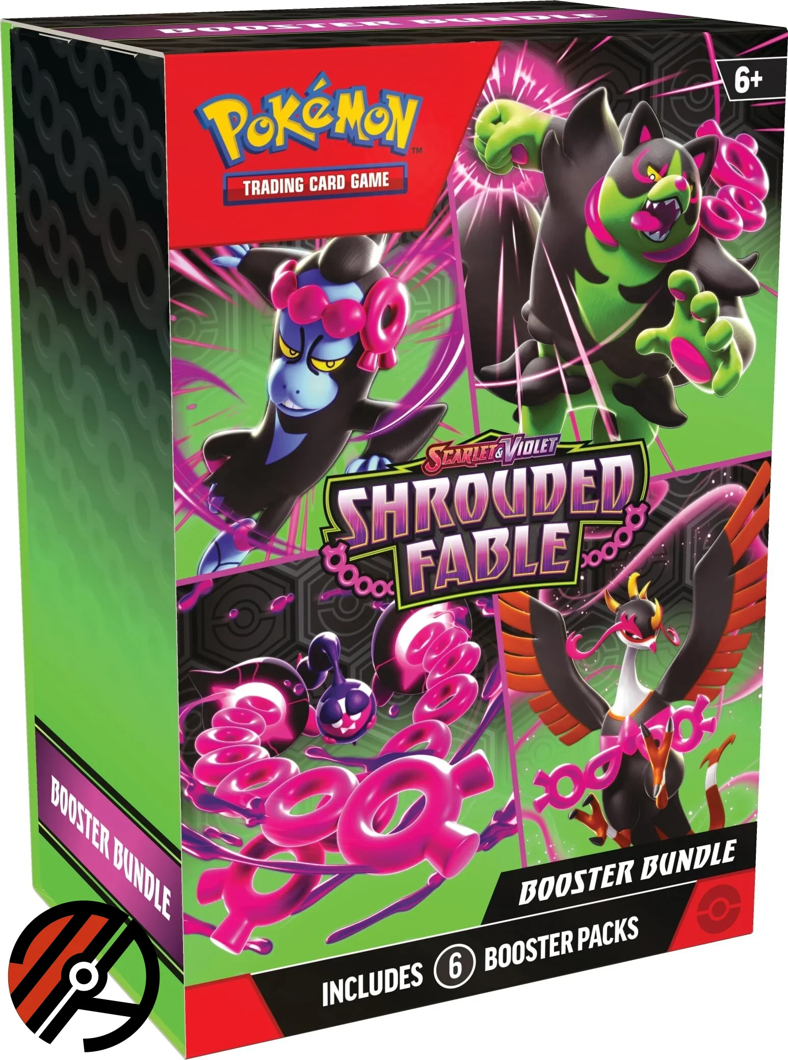 Pokmon TCG Booster Bundle - Scarlet &amp; Violet 06.5: Shrouded Fable (6 pakker)