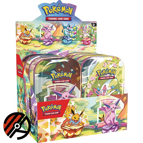 Pokmon TCG, Prismatic Evolutions: Mini Tin Display (8 tins)