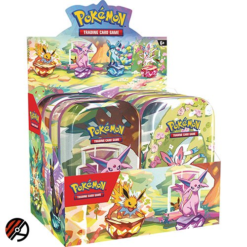 Pokmon TCG, Prismatic Evolutions: Mini Tin Display (8 tins)