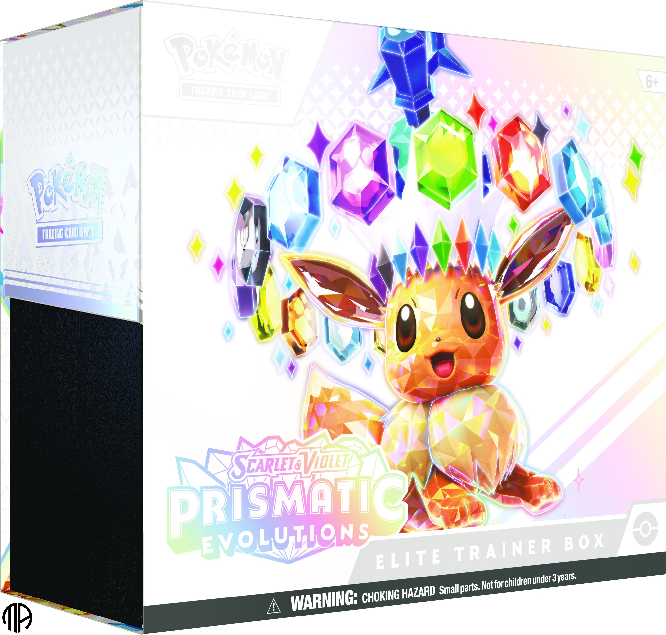 Pokmon TCG, Elite Trainer Box: Prismatic Evolutions (9 Pakker og eksklusiv Promo)