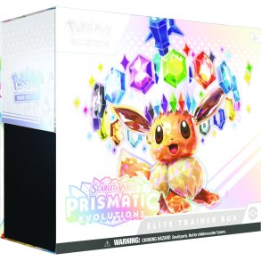 Pokmon TCG, Elite Trainer Box: Prismatic Evolutions (9 Pakker og eksklusiv Promo)