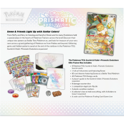 Pokmon TCG, Elite Trainer Box: Prismatic Evolutions (9 Pakker og eksklusiv Promo)