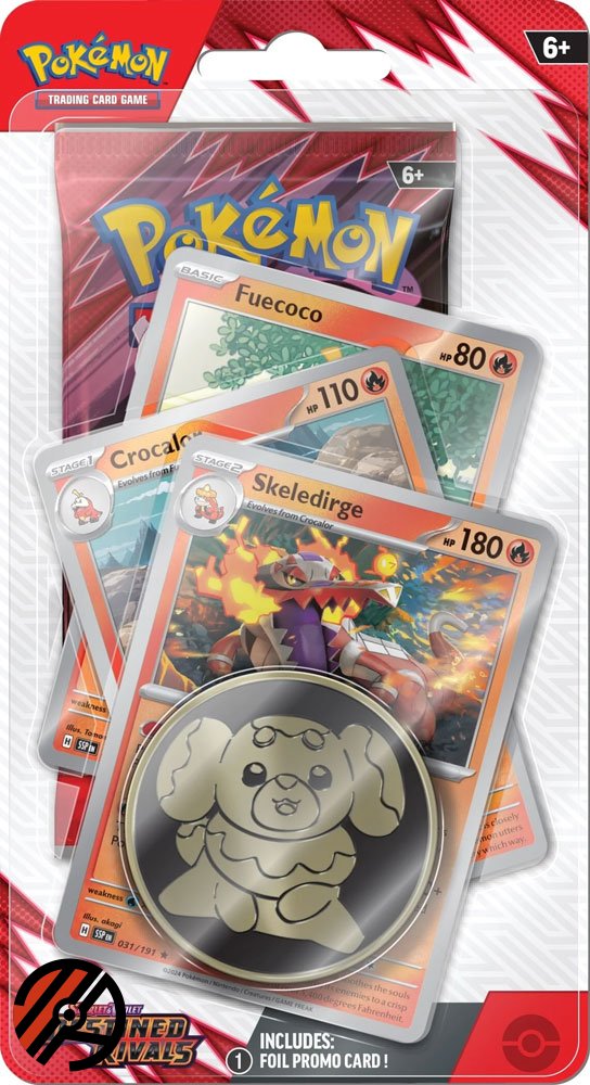 Pokmon TCG, Destined Rivals: Skeledirge Premium Checklane Blister
