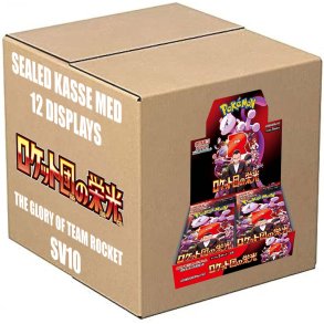 Japansk Pokmon TCG, the Glory of Team Rocket: Booster Box Case (12 displays)